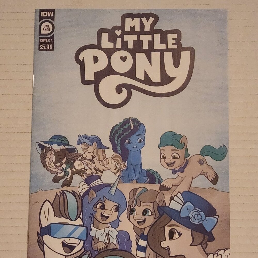 My Little Pony: Black, White, & Blue #1A (2023) IDW, Agnes Garbowska Cvr, NEW